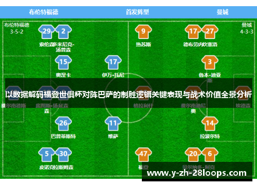 以数据解码福登世俱杯对阵巴萨的制胜逻辑关键表现与战术价值全景分析
